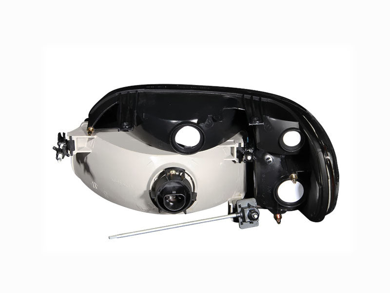 ANZO 1995-2001 Ford Explorer Kristallscheinwerfer Chrom mit Ecklichtern, 2-tlg.