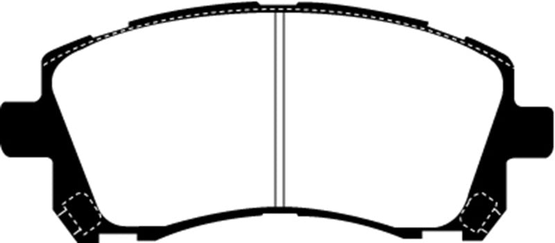 Pastillas de freno delanteras EBC 98-02 Subaru Forester 2.5 Yellowstuff