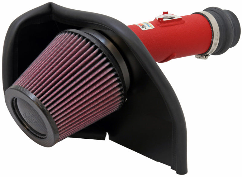 K&N 08-11 WRX/STi 2.5L H4 Red Typhoon Short Ram Intake For Subaru