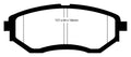 EBC15-21 For Subaru WRX 2.5 Bluestuff Front Brake Pads