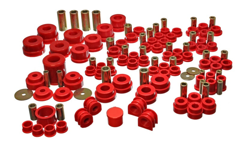 Energy Suspension For 02-09 Nissan 350Z / For 03-07 Infiniti G35 Coupe Red Hyper-Flex Master Bushing Set