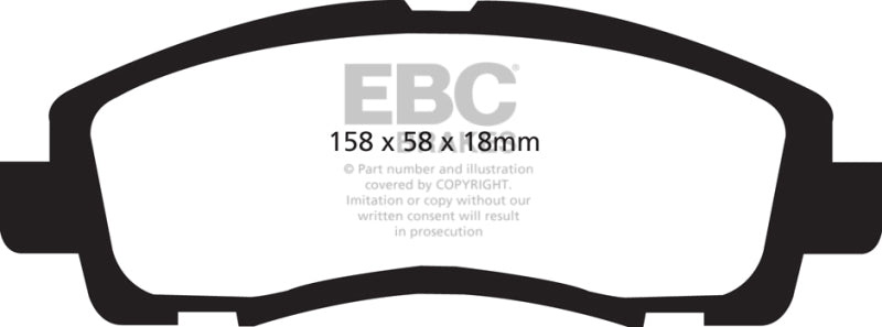 EBC 09-14 Acura TL 3.5 Redstuff Bremsbeläge vorne