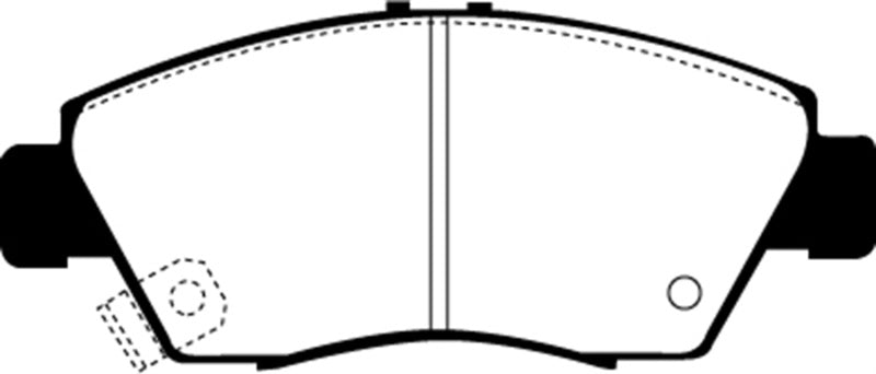 Pastillas de freno delanteras Greenstuff híbridas EBC 12 para Acura ILX 1.5