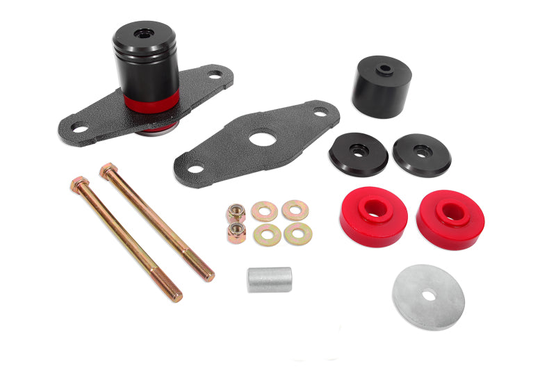 BMR 11-18 Dodge Challenger Motorhalterung Polyurethan-Buchsen-Upgrade-Kit - Schwarz eloxiert