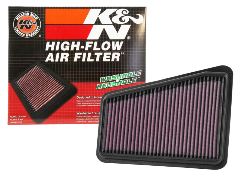 Filtro de aire K&amp;N 2018 compatible con Kia Stinger GT V6-3.3L, lado izquierdo