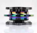 NRG Quick Release SFI SPEC 42.1 - Gun Metal Body / Gold Shinny Ring
