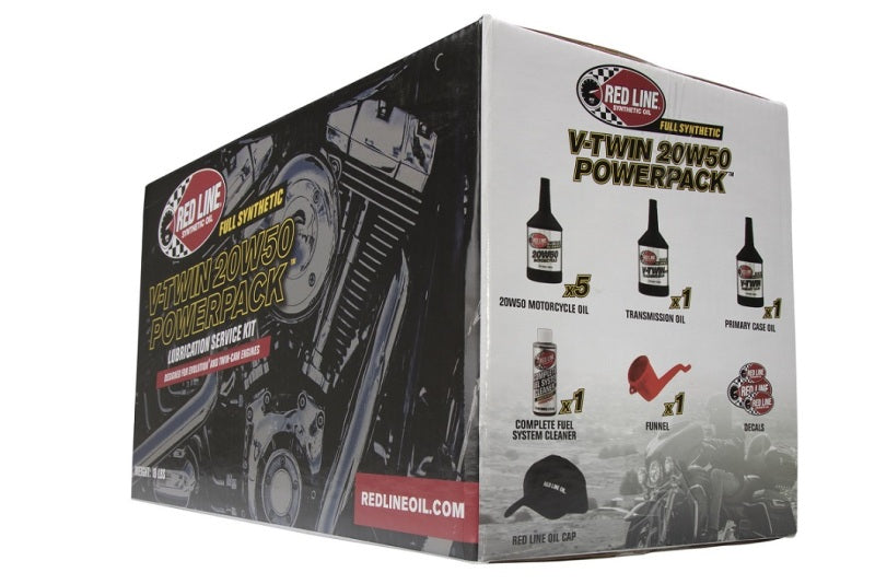 Red Line 90226 Big Twin 20W-50 PowerPack for Harley-Davidson