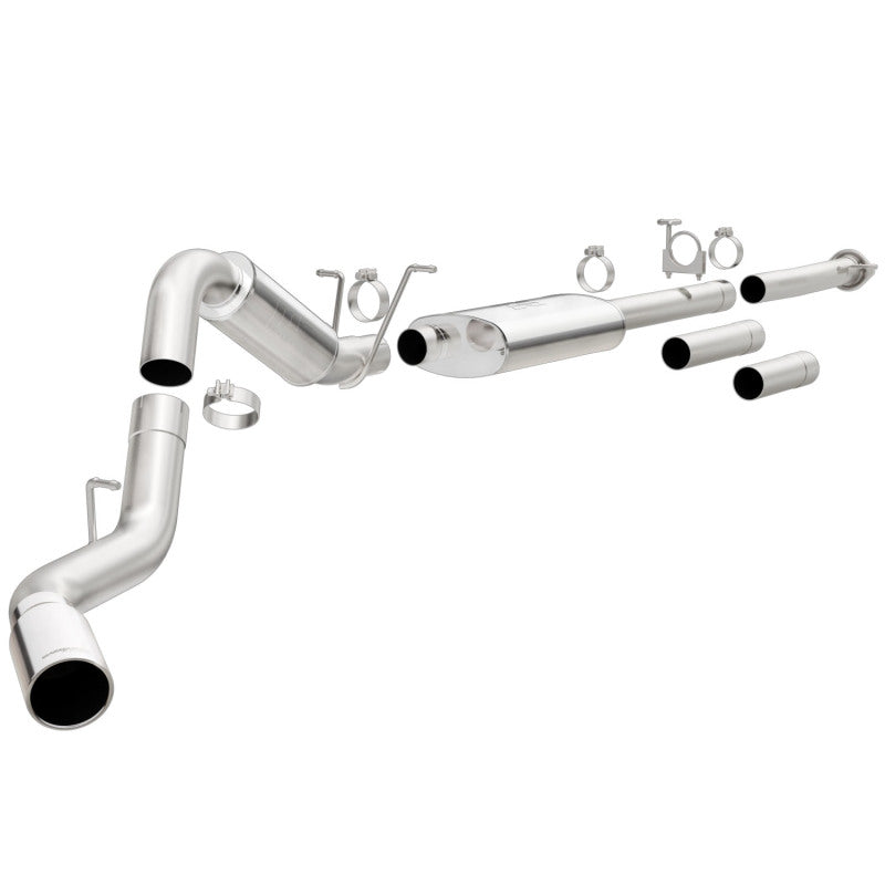 Escape Cat-Back de acero inoxidable MagnaFlow para Chevy Silverado 2500HD 2015 6.0LP/S, salida trasera de 5 pulgadas