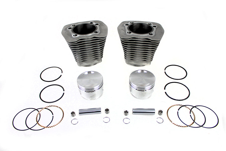 88" Evolution Big Bore Cylinder Kit Silver For Harley-Davidson 1984-1999