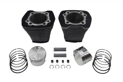 88" Big Bore Cylinder Kit Black For Harley-Davidson Evolution 1984-1999