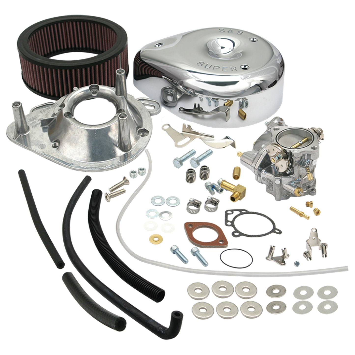 S&S 11-0440 Super E Carburetor Kit For Harley-Davidson Evolution 1984-1992