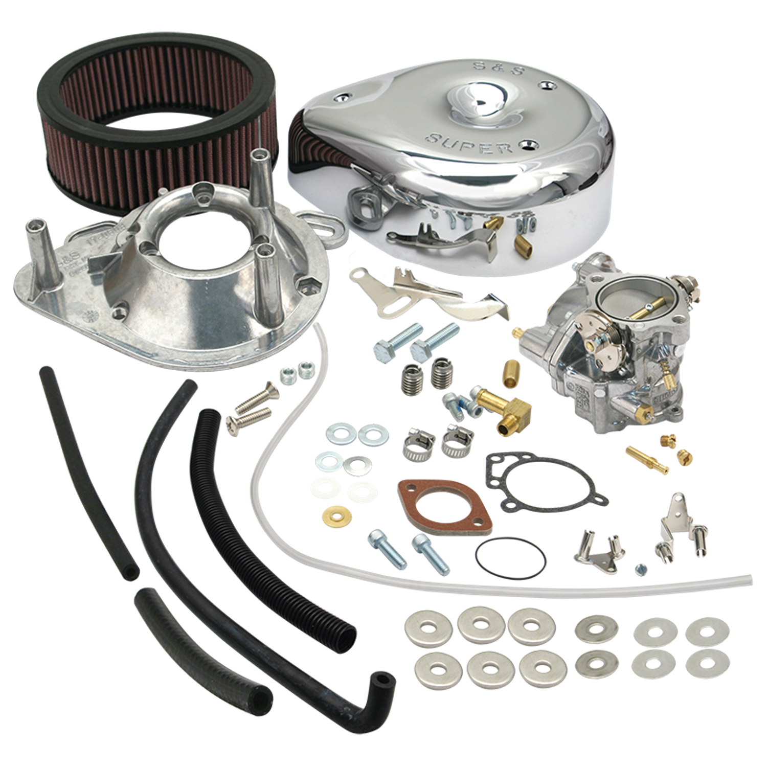 S&S 11-0440 Super E Carburetor Kit For Harley-Davidson Evolution 1984-1992