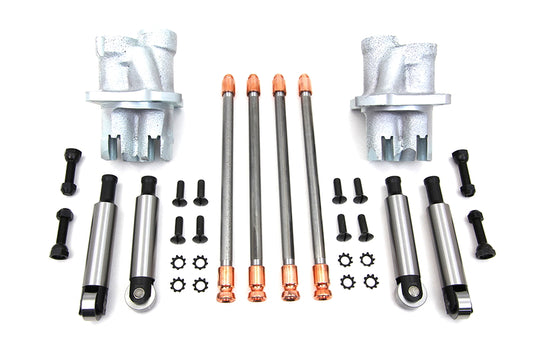 Tappet Block Kit With Lifters and Pushrod Kit For Harley-Davidson 1936-1947