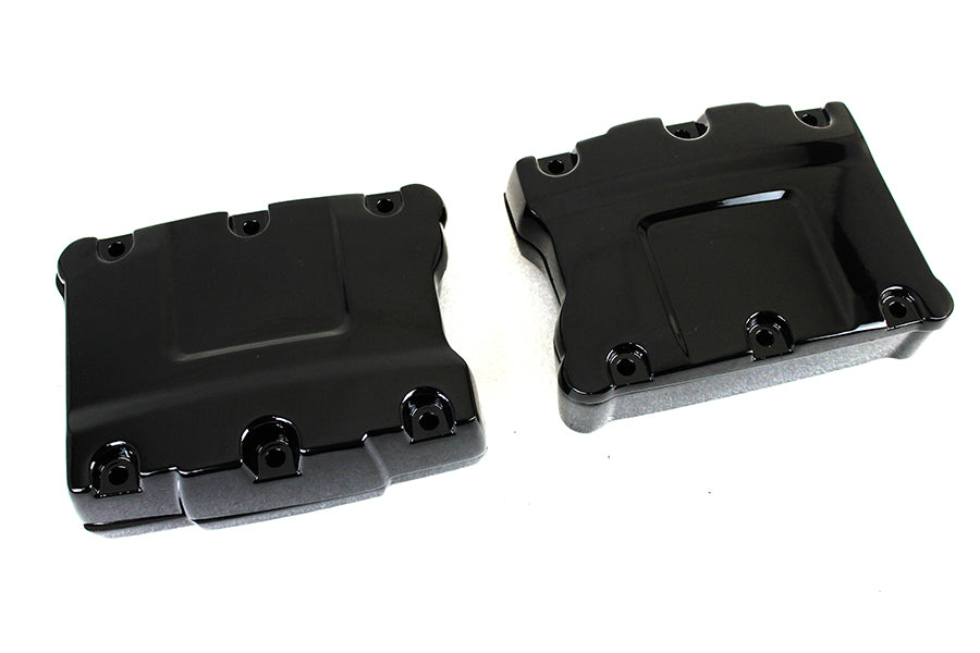 Gloss Black Rocker Box Cover Set For Harley-Davidson Twin Cam 1999-2017