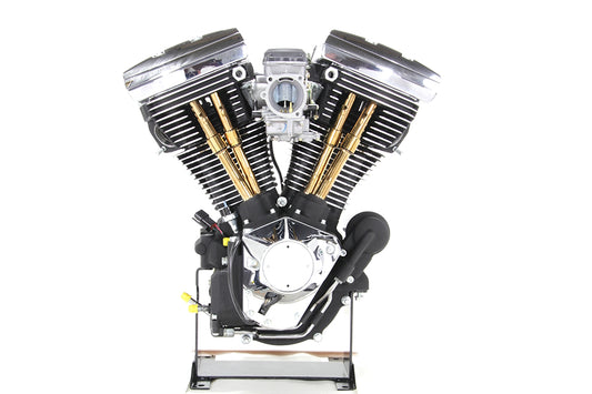 Kit de tapa de varilla de empuje con acabado de titanio para Harley-Davidson Evolution 1984-1999