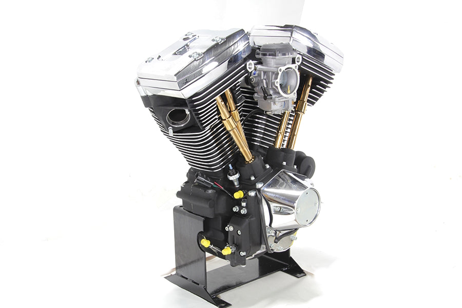 Titanium Finish Pushrod Cover Kit For Harley-Davidson Evolution 1984-1999