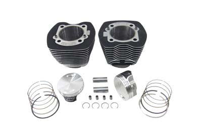 95" Big Bore Cylinder And Piston Kit Black For Harley-Davidson Twin Cam 1999-2006