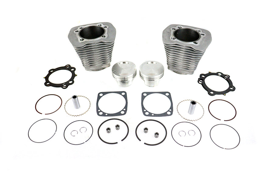 93.4" Big Bore Cylinder Kit Silver For Harley-Davidson Evolution 1984-1999