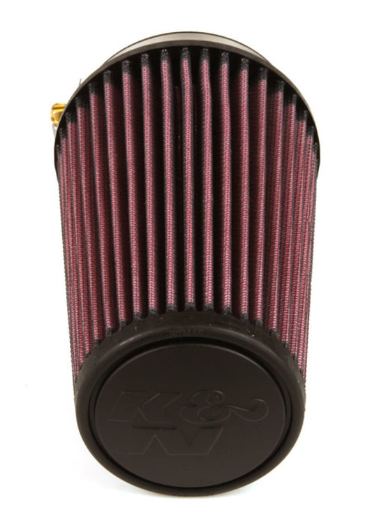 K&N Filter Universal Rubber Filter 3 1/2 inch Flange 4 5/8 inch Base 3 1/2 inch Top 7 inch Height