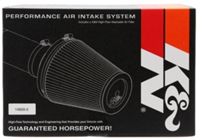 Kit de admisión de aire frío plateado K&amp;N 69 Series Typhoon Performance 13 para Chrysler/Dodge 200/Avenger 2.4L