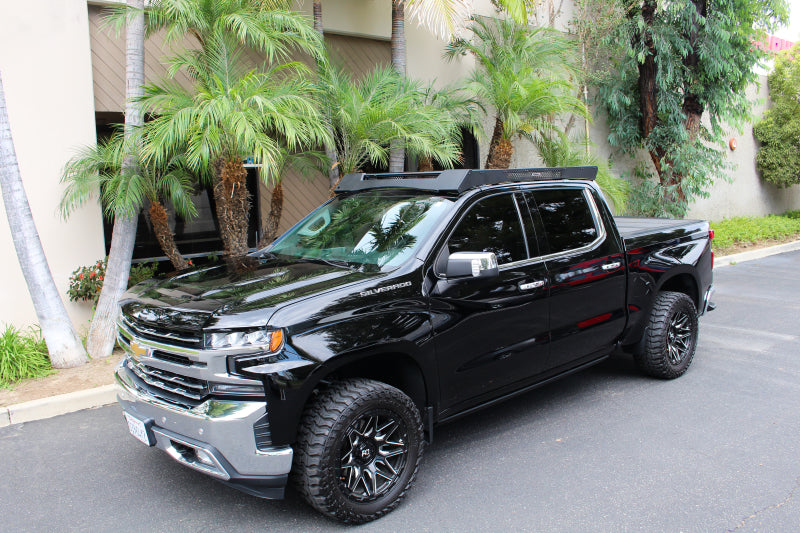 Go Rhino 19–23 Chevrolet/GMC Silverado/Sierra 1500 CC Ceros Low Profile Dachgepäckträger – Tex. Schwarz