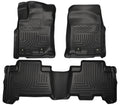 Revestimiento para piso de asiento delantero y segundo color negro para Toyota 4Runner WeatherBeater 2013 de Husky Liners