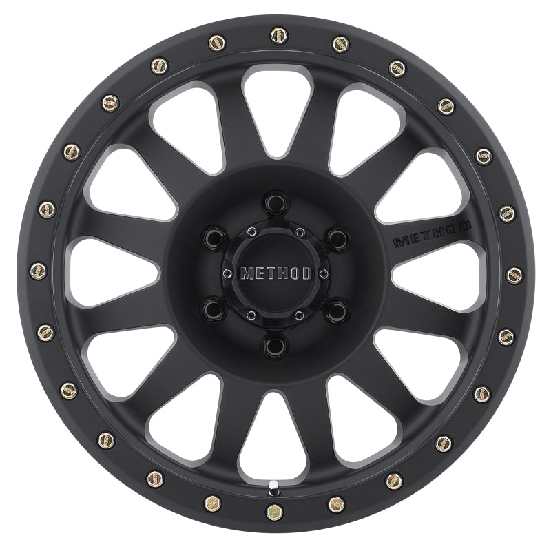 Method MR304 Double Standard 16 x 8, 0 mm Offset, 6 x 5,5, 108 mm CB, mattschwarze Felge