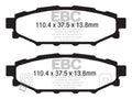 EBC For 12+ Subaru BRZ 2.0 (solid rear rotors) Greenstuff Rear Brake Pads