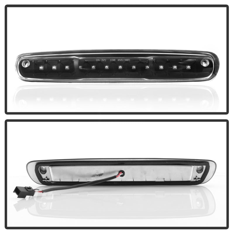 Luz de freno LED xTune para Chevy Silverado 07-13 / GMC Sierra 07-13, tercera luz de freno, color negro BKL-CSIL07-LED-BK