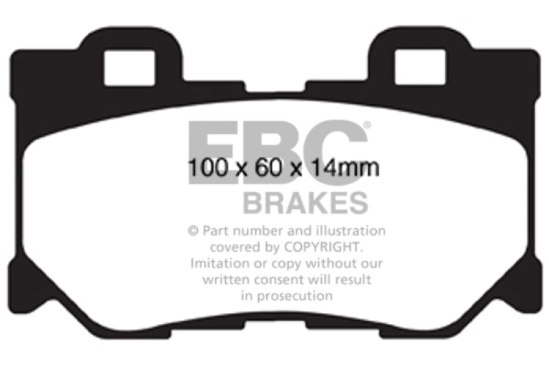 EBC For 08-15 Infiniti G37 3.7 Bluestuff Rear Brake Pads