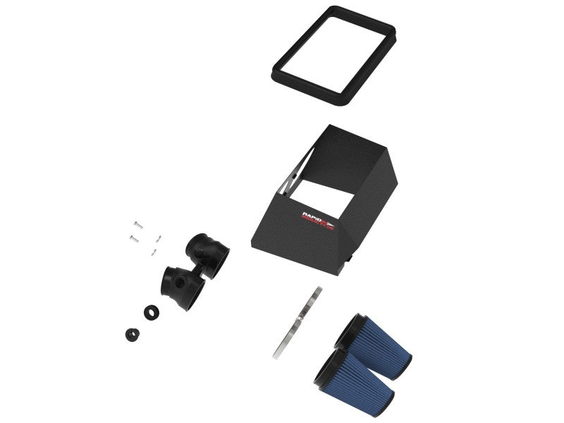 Sistema de admisión de aire frío de inducción rápida con filtro Pro 5R 19-20 Ford Edge V6 2.7L (tt)