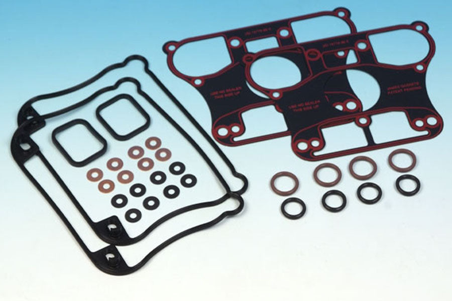 JAMES ROCKER BOX GASKET KITS FOR HARLEY-DAVIDSON 16800-84B 17358-84B 17353-89C 63858-49 11377 11190