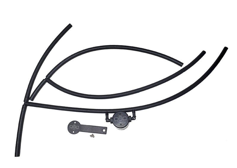 J&amp;L Ölabscheider 3.0 für 16-23 Nissan Titan 5.6L Beifahrerseite – Schwarz eloxiert