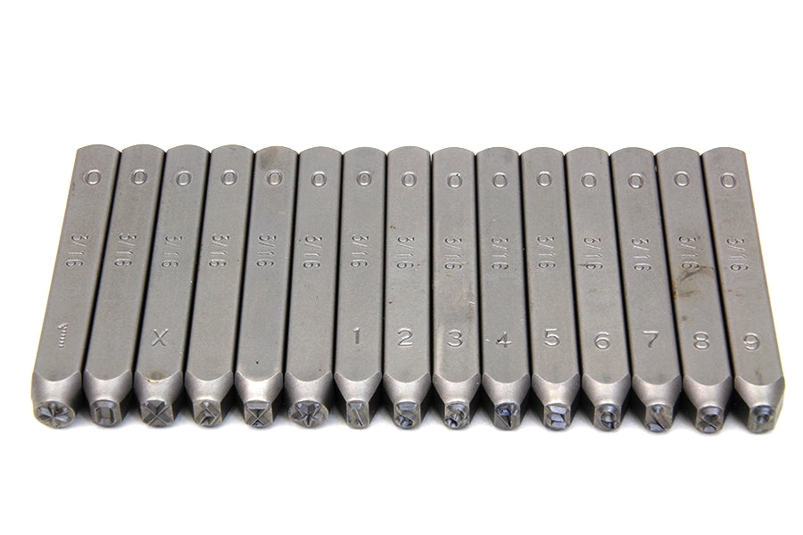 Motor VIN Number Stamp Set For Harley-Davidson Evolution & Shovelhead 1970-1999