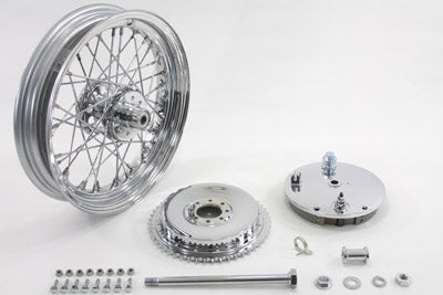 16" Rear Wheel & Brake Drum For Harley-Davidson Sportster Ironhead