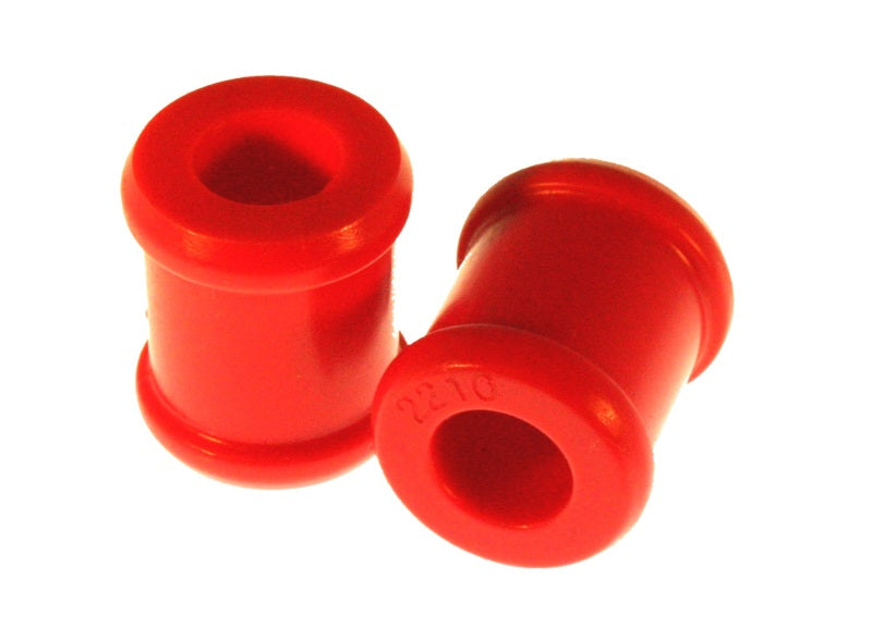 Juego de bujes de amortiguador universales Energy Suspension de color rojo: se adapta a ojos rectos estándar de 3/4 in de diámetro interior x 1-1/16 in de diámetro exterior