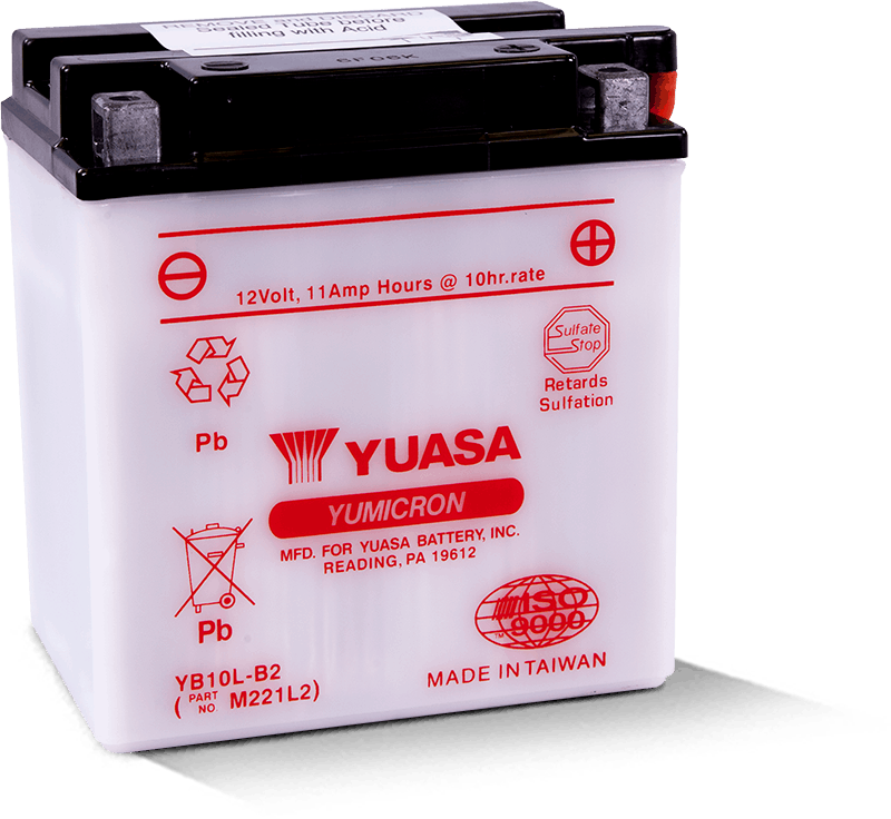 Batería Yuasa YB10L-B2 Yumicron de 12 voltios