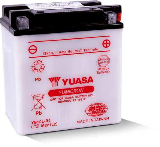 Batería Yuasa YB10L-B2 Yumicron de 12 voltios