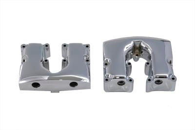 Chrome rocker box covers for Harley-Davidson Shovelhead 1966-1984