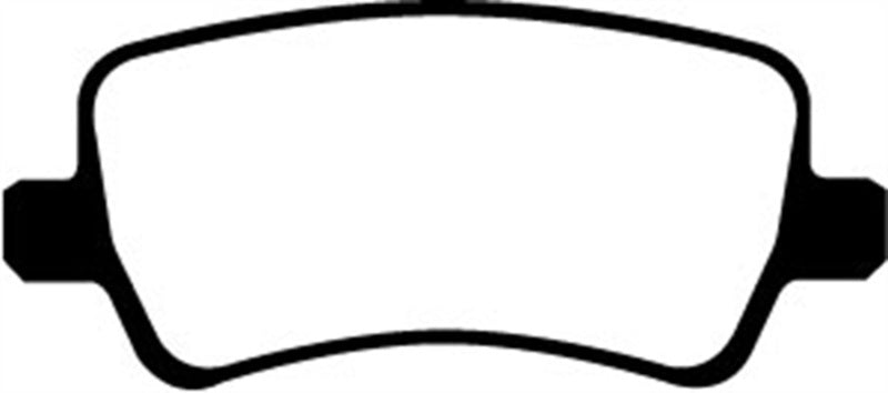 Pastillas de freno traseras Yellowstuff EBC 13-15 Land Rover LR2 2.0 Turbo