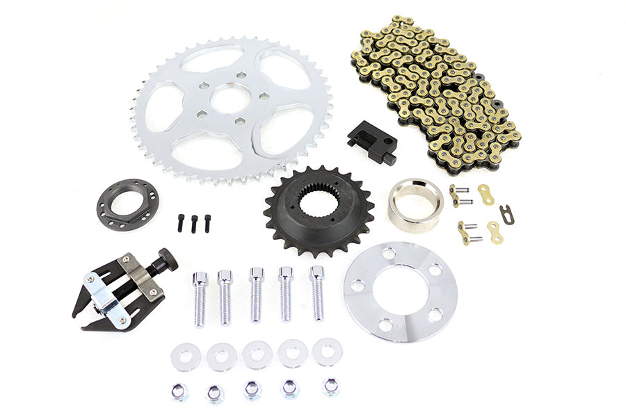 Rear Chain Drive Conversion Kit for Harley-Davidson Softail 1987-1999