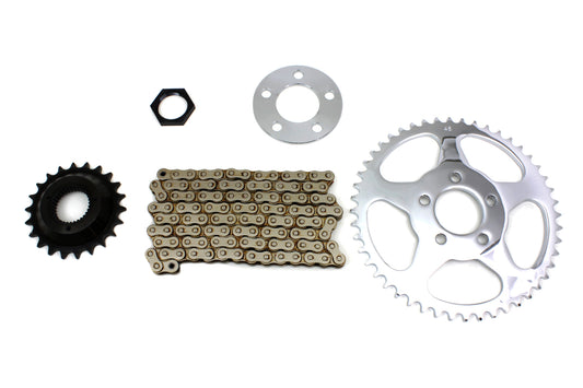 Rear Drive Chain Conversion Sprocket Kit For Harley-Davidson Sportster 1991-1999