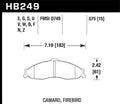 Hawk 1998-2002 Chevrolet Camaro SS 5.7 HPS 5.0 Front Brake Pads