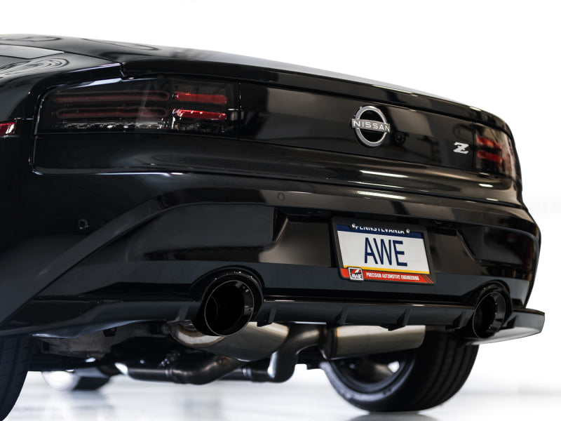 AWE Für 2023 Für Nissan Z RZ34 RWD Touring Edition Catback Auspuff System w/Diamant Schwarz Tipps