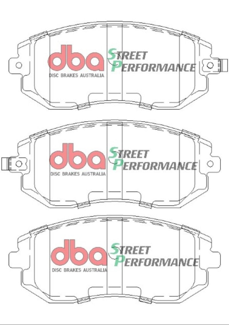 DBA 03-05 For Subaru WRX / 08 For Subaru WRX SP500 Front Brake Pads