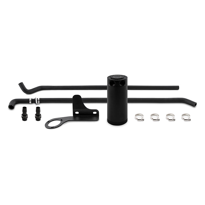 Kit de depósito colector de aceite con deflector Mishimoto 07-13 Mazda Mazdaspeed3 - Negro (lado PCV)