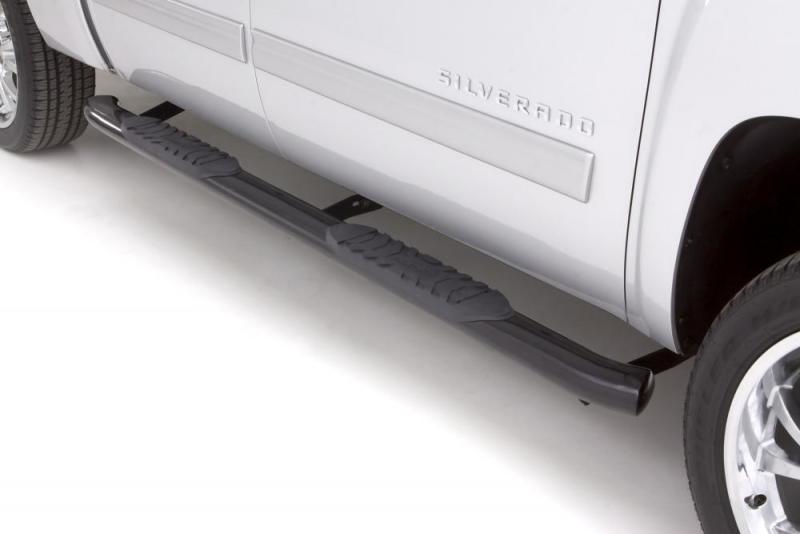 Lund 07–17 Toyota Tundra Access Cab 5 Zoll ovale, gebogene Nerf Bars aus Stahl – Schwarz