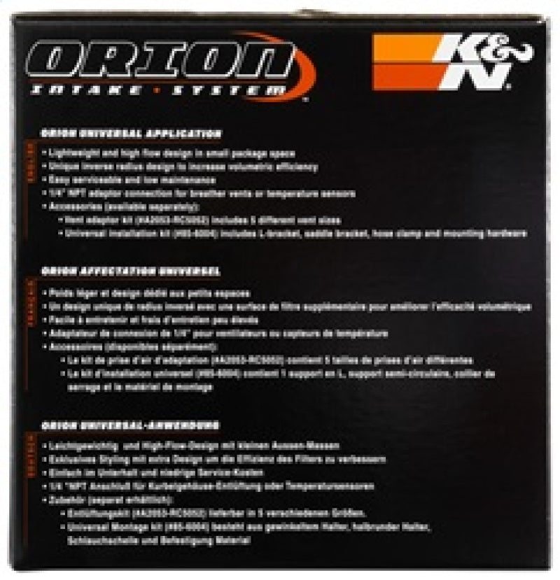 Conjunto de filtro de aire universal K&amp;N Orion