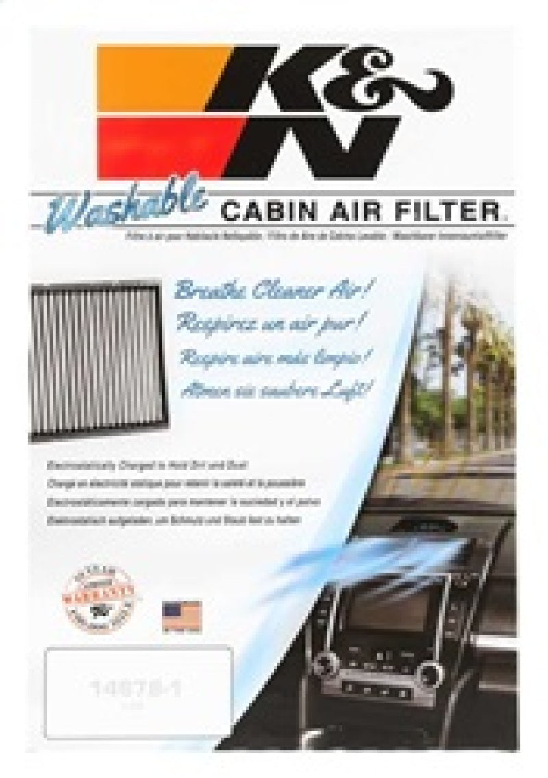 K&N 14-18 Fits Kia Soul 1.6L/2.0L L4 Fuel Injection Cabin Air Filter