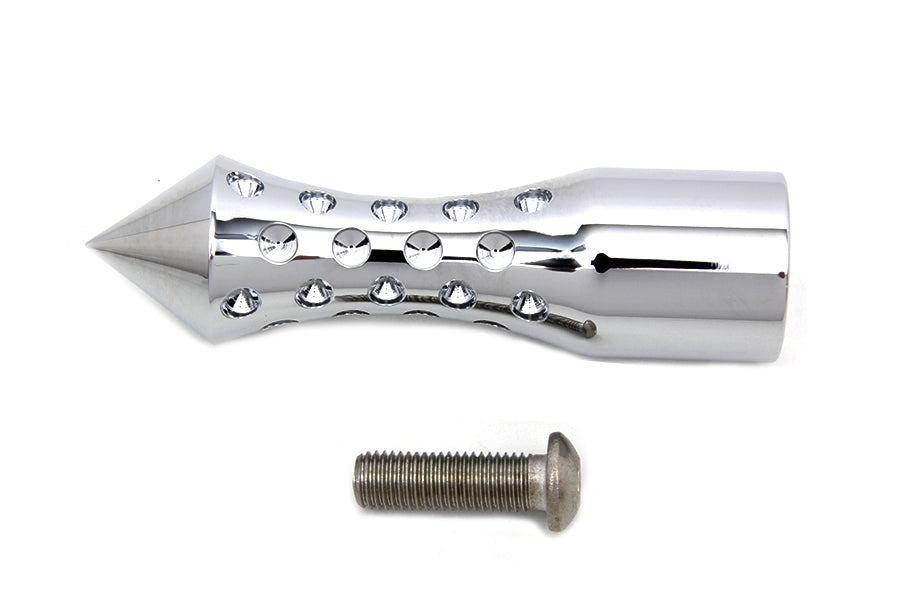 Chrome Billet Agostinni Shifter Footpeg Spike Style For Harley-Davidson